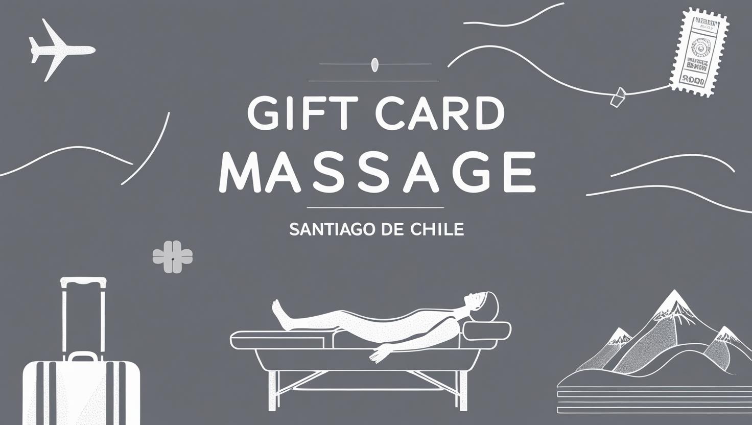 Gif card massage for travelers