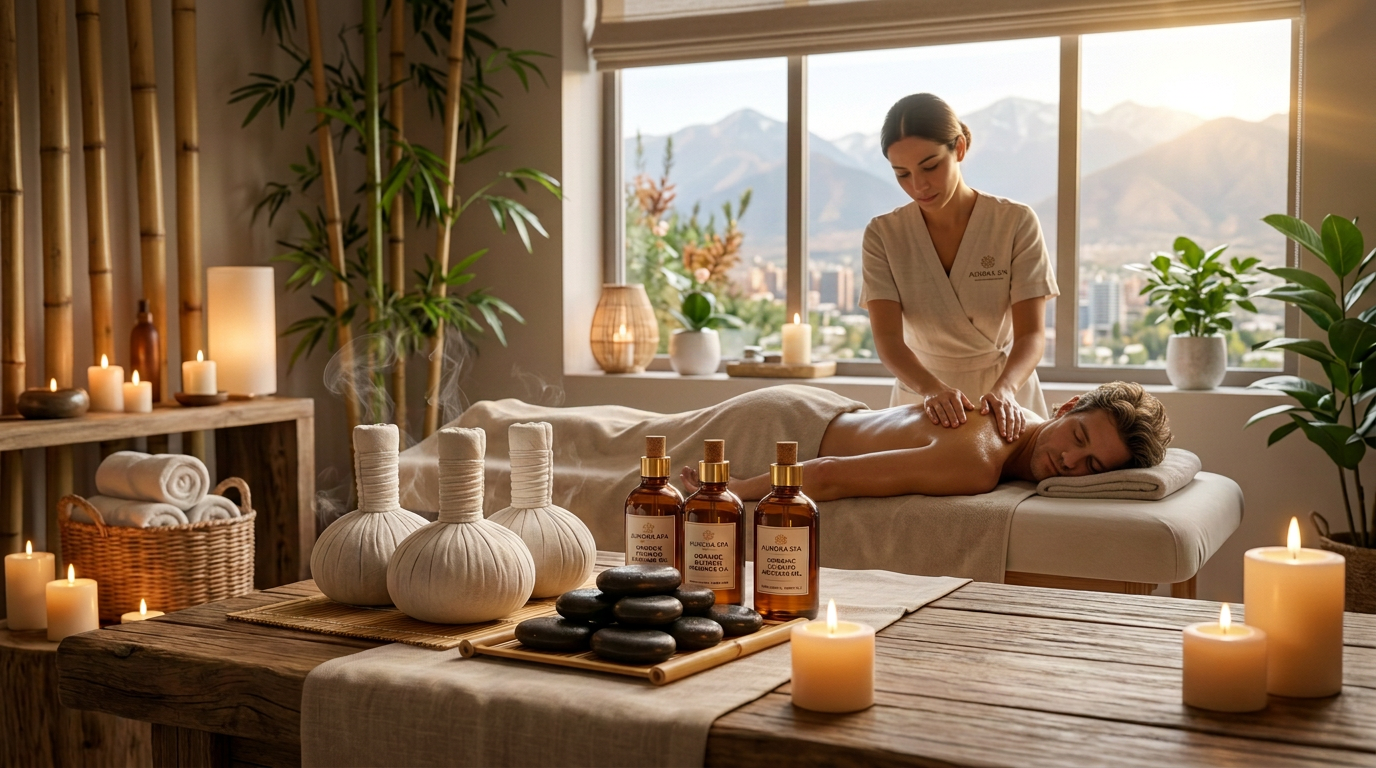 Massage gift cards and 2 hrs of massage wellness experience for travelers in Santiago